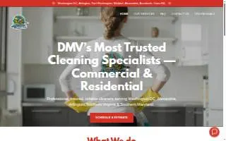 MyParce - House Cleaning of Oxon Hill website