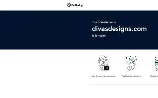 Divas Designs website