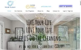 Puur Clean of Carney website