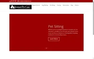 Sentinel Pet Care of Parkville website