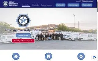 Strat Security Systems website
