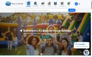 Bouncy Rentals LLC website