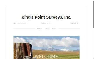 Kings Point Surveys, Inc of Pasadena website