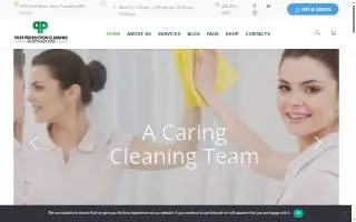Post Production Cleaning website