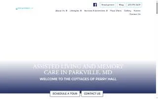 Cottages of Perry Hall website