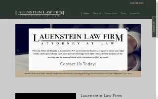 Douglas C. Lauenstein, P.A. website