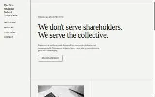 First Financial Federal Credit Union of Freehold website