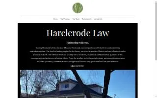 Harclerode Law of Perry Hall website