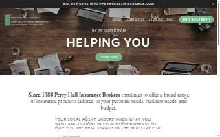 Perry Hall Insurance website