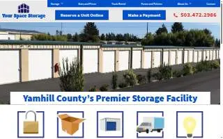 YourSpace Storage @ Nottingham of Perry Hall website