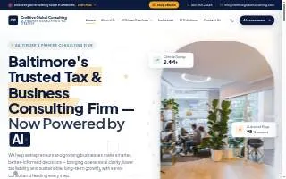 Cre8tive Global Consulting website