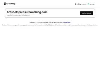 Hotshots Pressure Washing of Pikesville website