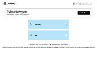 The Law Offices of Adam M. Freiman, P.C. website