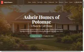 Asheir Homes website