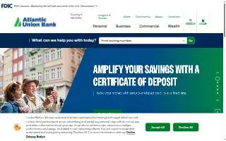 Atlantic Union Bank of Staunton website