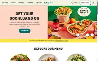 Chopt Creative Salad Co. of Potomac website