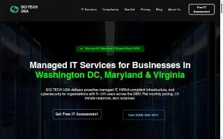 DCI TECH USA - IT Support Services website