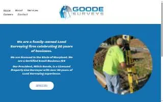Goode Surveys LLC website
