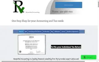 Rosenthal Accounting of North Potomac website