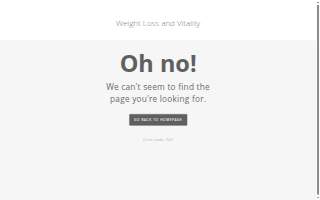 Weight Loss and Vitality of Potomac