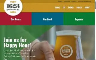 1623 Brewing Company of Randallstown website