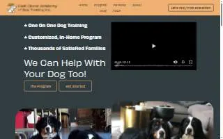 East Coast Academy of Dog Training Inc. website