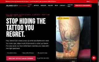 Island City Tattoos of Baltimore website