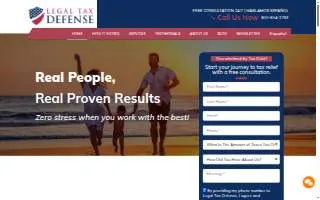 Legal Technology Solutions website