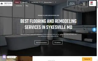Meraki Floors and Remodeling of Randallstown website