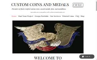 Customcoinsandmedals website