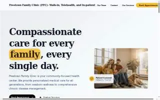 Freetown Family Clinic, LLC website