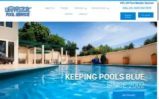Universal Pool & Spa, INC. of Reisterstown website