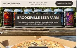 Brookeville Beer Farm of Rockville website