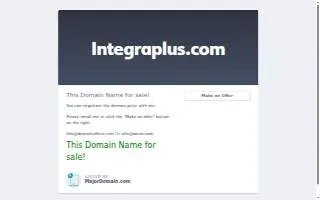Integra Plus website