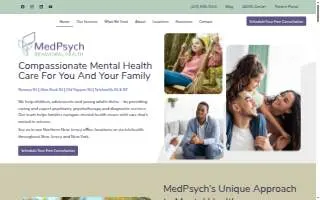 Medpsych Health Services website