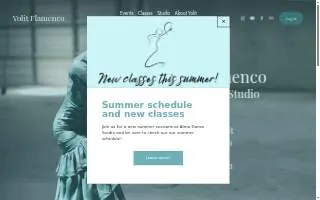 Yolit Flamenco, Alma Dance Studio website