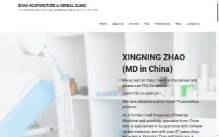 Zhao Acupuncture website