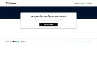 Acupuncture & Wellness Center of Rosedale website