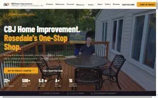 CBJ Home Improvement website