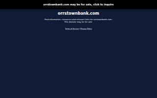 Orrstown Bank