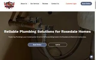 Purple Clay Plumbing, LLC website