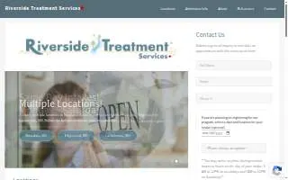 Riverside Treatment Services website