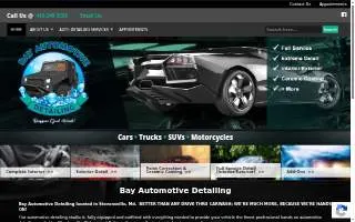 Bay Automotive Detailing website