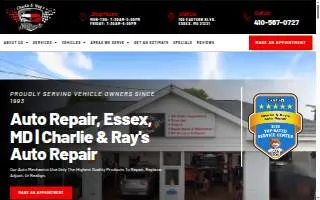 Charlie & Ray's Auto Repair of Rossville website