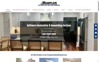 Wampler Remodeling website