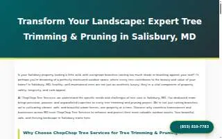 Chop Chop Tree of Salisbury website