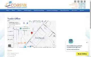 Coastal Dermatology, LLC website