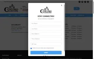 Concord Pet Foods & Supplies of Salisbury website