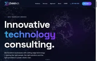 Data Technology Brokers website