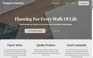 Delmarva Flooring website